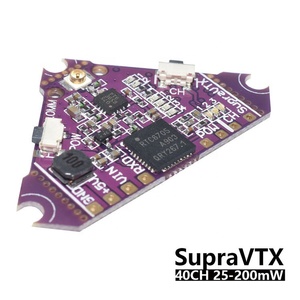 Supra VTX 5.8G 40CH 25mw 100mw 200mw verici OSD ayarlanabilir fırçalanmış Bwhoop Mobula7 Mobula6 FPV yarış Quadcopter - Product Image 5
