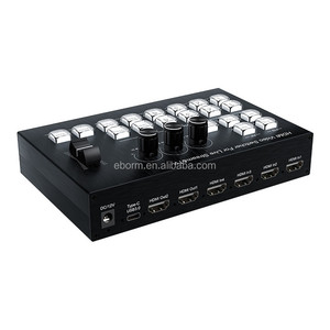 hdmi <strong>Video</strong> Switcher Controller Live Streaming Cast Switcher Replay <strong>Video</strong> Mix Controller - Product Image 3