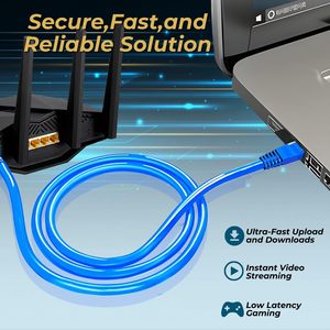 Cavo Ethernet Cat 5e Cat5 1m cavo di rete LAN con connettore RJ45 UTP scudo tipo FTP per applicazioni all'aperto