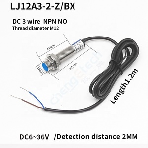 LJ12A3-2-Z/Bx New Inductive Detection Switch 300MA NPN NO M12 <strong>Proximity</strong> <strong>Sensor</strong> 2MM 12V NPN Inductive <strong>Sensor</strong> - Product Image 2