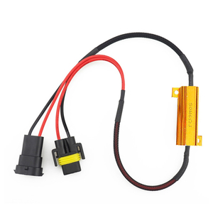 Araba işıkları xenon ampul canbus dekoder H7 far led farlar için 12V 50W 6ohm 6RJ H7 led yük direnci H11 H8 H9 9006 9005 H7 - Product Image 5