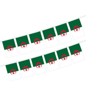 Chile Zambia Kenya Pakistan Algeria National <strong>Flag</strong> Pattern Colorful <strong>Flag</strong> <strong>String</strong> <strong>Flag</strong>