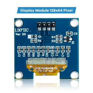 4PIN 1,3 Zoll IIC I2C SPI OLED-Modul Anzeigetafel 128x64 SH1106 Weiß/Blau oled Bildschirm Kompatibel mit Arduino Raspberry PI - Product Image 6