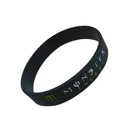 creat your own customised wristbands with debossed logo