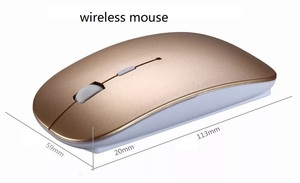 Conjunto de teclado y ratón inalámbricos ultrafino, silencioso, para ordenador de escritorio, mini teclado y ratón - Product Image 4