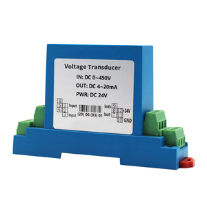 0-1000V Entrada Salida analógica y 4-20mA 0-10V Ac Dc Salida Transmisor de voltaje de corriente Sensor de voltaje de efecto Hall