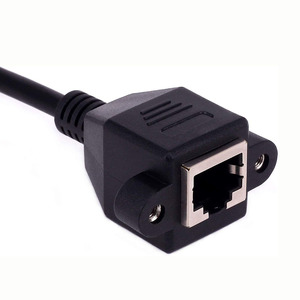 RJ45 maschio a femmina LAN Ethernet Network Cat6 Cat5e <span class=keywords><strong>Cat5</strong></span> cavo per montaggio a pannello cavo prolunga prolunga RJ45