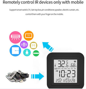 LEDEAST S09-A USB Ports IR <strong>Controller</strong> Wifi TUYA Smart Temperature Humidity Sensor for Smart Home <strong>Automation</strong> <strong>System</strong> - Product Image 6