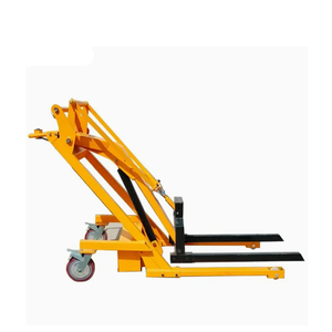 Carrello elevatore idraulico elettrico con braccio curvo carico e scarico piccolo veicolo flessibile di sollevamento e movimentazione - Product Image 4