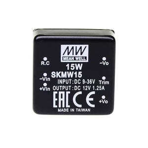 MEAN WELL SKMW15G-05 <strong>DC</strong>-<strong>DC</strong> Converter, 5V <strong>Output</strong>, 80mA, 86% Efficiency, for Telecom and Industrial Control, Universal <strong>Input</strong> Range - Product Image 2