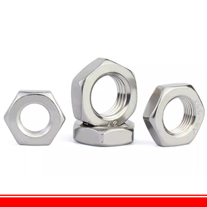 M2 M2.5 M3 M4 M5 M6 <span class=keywords><strong>M8</strong></span> M10 M12 M14 M16 M18 M20 M22 M24 M27 M30 304 A2-70 thép không gỉ phẳng Hex hình lục giác mỏng <span class=keywords><strong>Nut</strong></span> din439 - Product Image 5