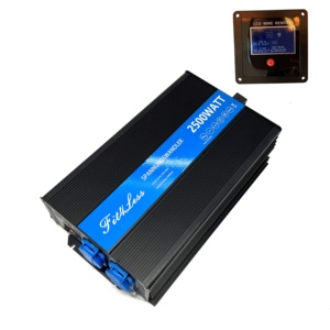 Fit4Less r DC12V或DC24V输入到交流230V 50hz输出，带USB和液晶远程显示器2500瓦纯正弦波逆变器 - Product Image 5