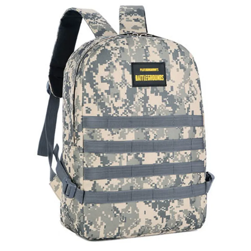 HR085 Men's Outdoor Sports Training Backpack Camouflage Nylon Travel Storage Bag Lightweight Camping Fight Games Shoulder Bag
