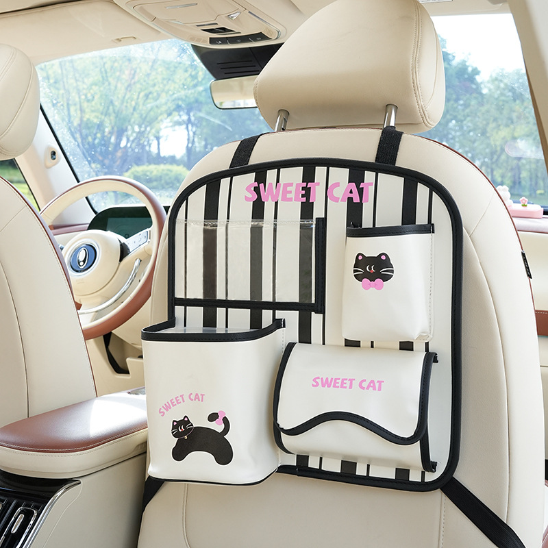 Bolsa de almacenamiento para gatos a rayas, estilo H
