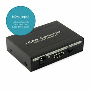 HDMI Audio Extractor Splitter to SPDIF Optical RCA Stereo L / R Analog Converter - Product Image 3