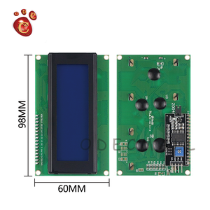 LCD2004 I2C 2004 20x4 2004A Blauer/grüner Bildschirm HD44780 Zeichen LCD/mit seriellem IIC/I2C-Schnittstellenadaptermodul für Arduino