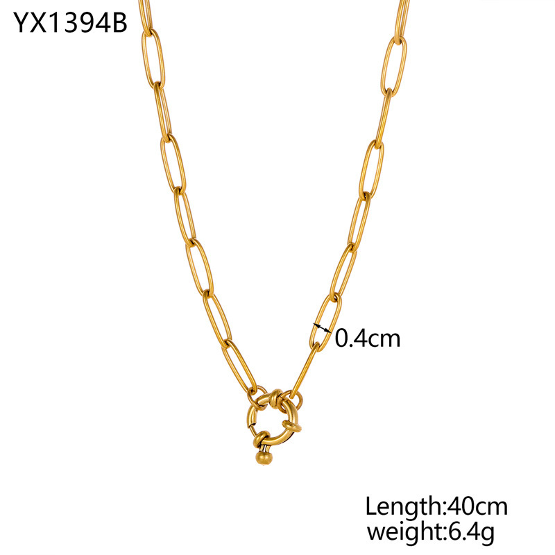 Gold 4mm Round Wire Chain