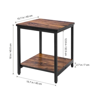 茶几边桌与仓储货架乡村风格床头柜咖啡桌 - Product Image 5