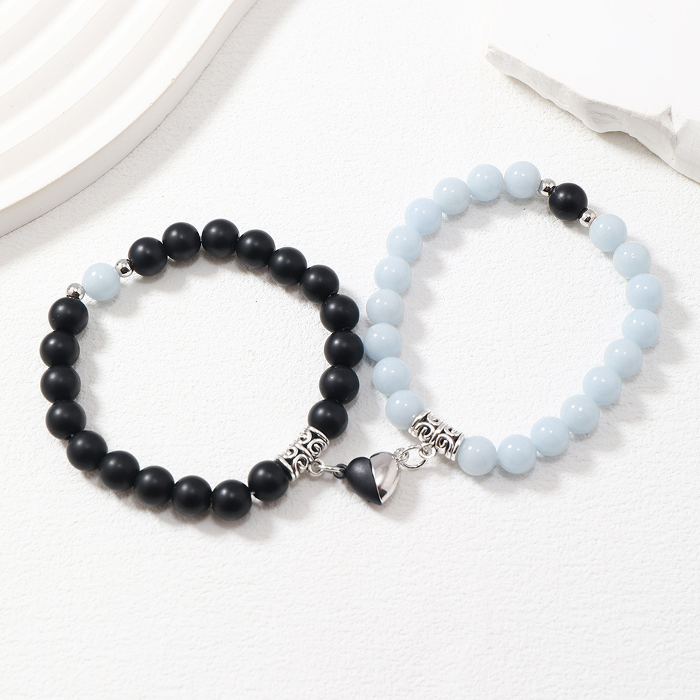 C6 (A pair of black and light blue)