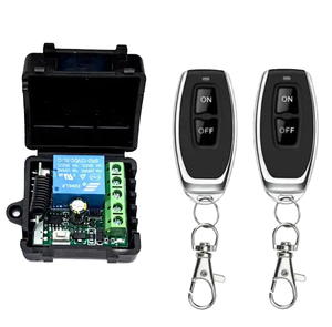 Universale Wireless RF trasmettitore ricevitore modulo 1 canale relè DC12V ABS materiale 4 per 315MHz per garage cancelli - Product Image 4