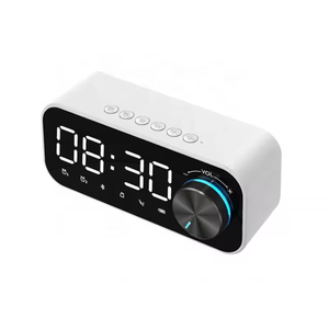 Promoção Melhor Preço Hot Selling Music Player Led <span class=keywords><strong>Bluetooth</strong></span> <span class=keywords><strong>Speaker</strong></span> Com Display Digital Tf Card Desk Table Alarm Clock <span class=keywords><strong>Speaker</strong></span>