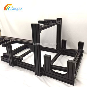 Gran oferta, soporte de simulador de conducción VR de carreras, asiento de simulador de realidad Virtual, marco de aluminio, soporte de Kit de simulación dinámica