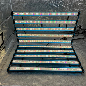 UV/IR נפרד, קינגברייט P55 1000W סמסונג LM301H EVO מנטה לבן+ירוק אמרלד 660nm UV IR מסתובב <span class=keywords><strong>LED</strong></span> לגדל בר אור