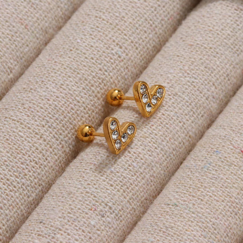 Forme de coeur avec diamant