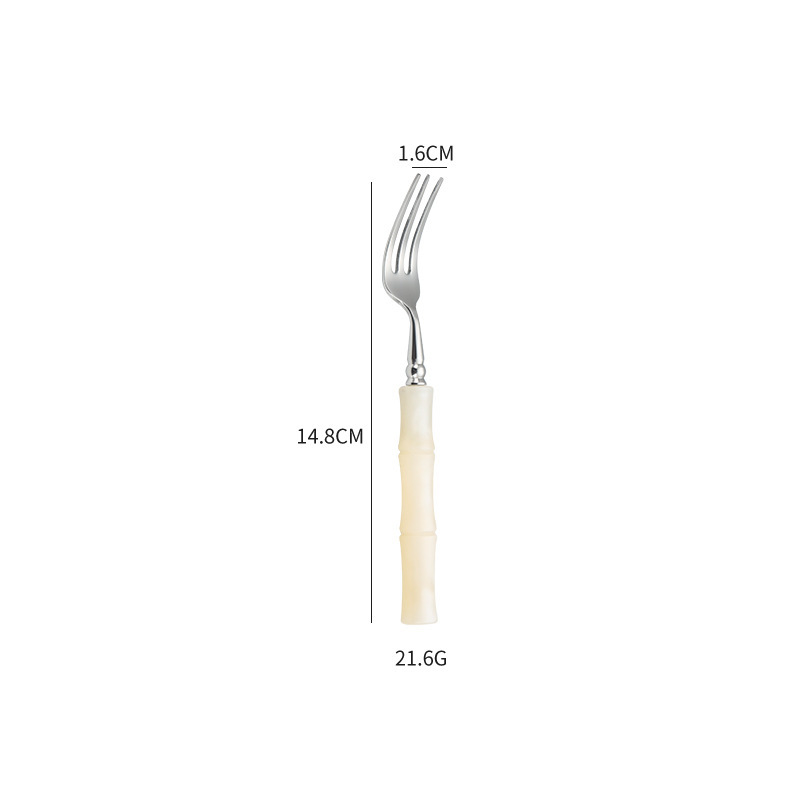 Fourchette à thé beige