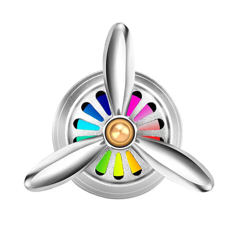 معطر جو للسيارة بشعار مخصص سادة تصعيد 5 ألوان مصغرة معطر جو مخصص من سبائك الألومنيوم للسيارة