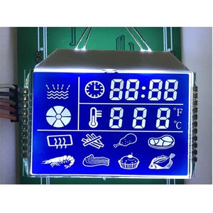 OEM su ordinazione di formato 7 segment display lcd modello TN HTN STN FSTN VA