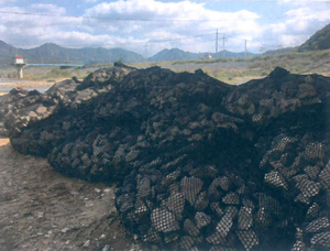 4 טון שכבות כפול 4 טון סלע רשת תיק שחור/ירוק ללא קשירת חבל בשירות החיתוך התחתון - Product Image 4