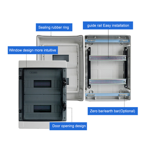 ZCEBOX OEM/ODM 1 <strong>Input</strong> 1 <strong>Output</strong> 1000V Pv Combiner Box Plastic Electric Outdoor Waterproof IP65 Panel Mounted Distribution Box - Product Image 5