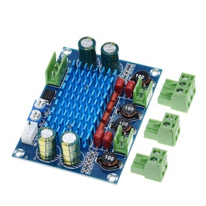 De alta potencia Digital HIFI amplificador de potencia de 2*120W XH-M572 TPA3116D2 chasis dedicado enchufe de Entrada 5V 24V 28V salida 120W - Product Image 1