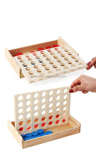 High-end Detachable Classic <strong>Game</strong> Wooden 4 in a Row <strong>Game</strong> Set Collect in a Line <strong>Game</strong> Children's Learning Toy - Product Image 6