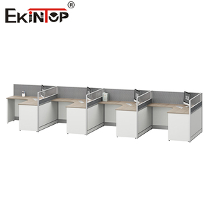 Ekintop Modern Kantoormeubilair Op Maat Gemaakt Modulair Personeel Commercieel Meubilair Werkstation Hokje Kantoor Werkstations Bureau - Product Image 6