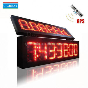 Outdoor 6&quot; <strong>8</strong>&quot; 10&quot; 12&quot; 16&quot; Inch Digital <strong>Led</strong> Street Clock <strong>LED</strong> Time and Temperature Signage Display - Product Image 1