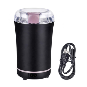 Just Place the Lid on the <strong>Grinder</strong> and Press the Button to Grind Coffee Release to Stop Grinding.