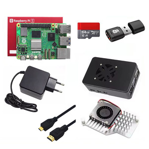 Raspberry Pi 5 4GB/8GB Development Board Start Kit mit 64GB Karten-Netzteil HD-MI Kabel heizkörper und Reader für Bildung