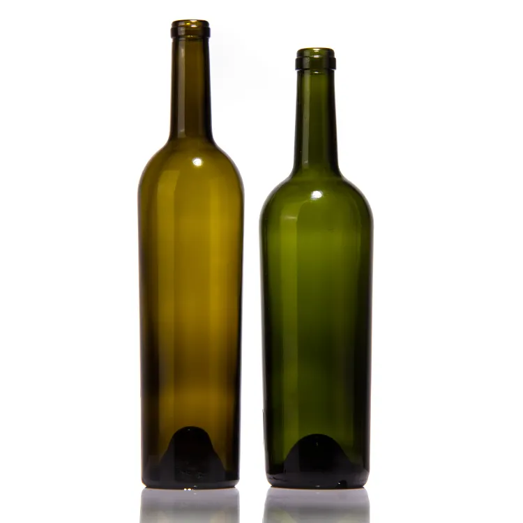 パーソナライズされたカスタム小型ガラスボトルワインボトルガラスワインボトル