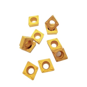 10PCS高精度硬质合金车削刀片CCMT060204 CCMT09T308金属加工数控车床车削工具 - Product Image 2