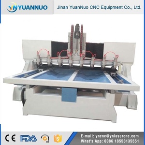 YN1625 3d <strong>Multi</strong> Spindle Heads Round Rod <strong>Cnc</strong> Wood Carving Milling <strong>Router</strong> Rotary <strong>Machine</strong> with Strong Frame Best Price - Product Image 6
