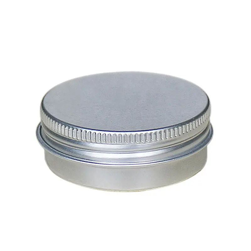 Bote vacío de lata de aluminio para crema, bálsamo, vela de uñas, cosmético, 5ML/10ML/15ML/25ML/30ML/40ML, caja de contenedor redondo para almacenamiento de belleza