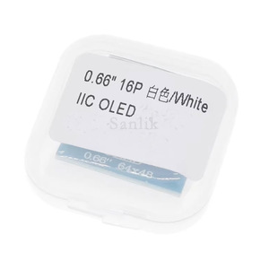 Sanlik New and Original 0.66 inch OLED <strong>Display</strong> Module <strong>LCD</strong> Screen Module IIC/<strong>I2C</strong> <strong>Interface</strong> for D1 MINI - Product Image 4