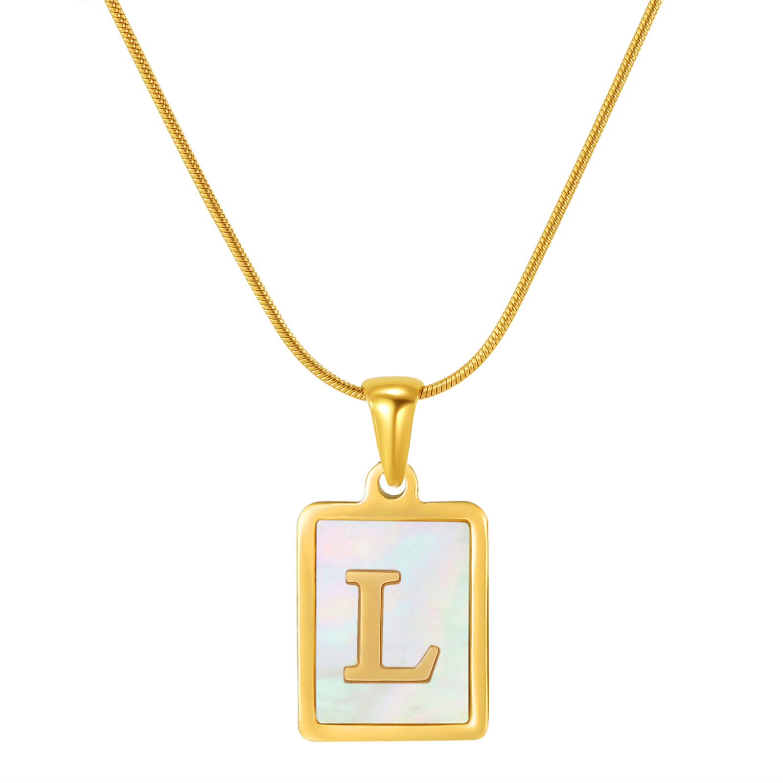 Gold L (including chain)