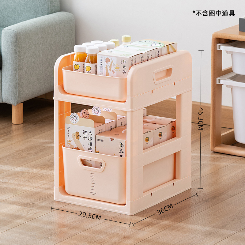 Pink - Double-decker without wheels