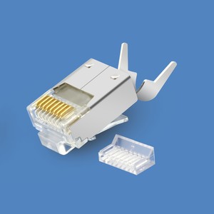 Hochwertiger, abgeschirmter, unge schirmter RJ45-Stecker UTP FTP vergoldeter modularer 3U 50U-Stecker CAT5E CAT6A CAT8 - Product Image 2