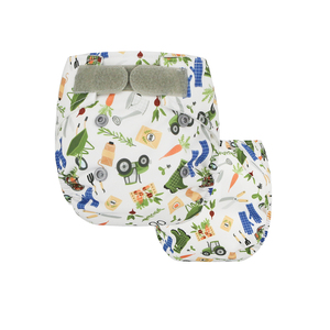 2025 New Arrival High Quality 0-6 Months Reusable Baby Washable <strong>Cloth</strong> Diaper Nappies Soft Newborn <strong>AIO</strong> <strong>Cloth</strong> Diapers for Baby - Product Image 1