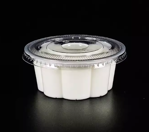 Transparent Cup + Transparent Flat Cover