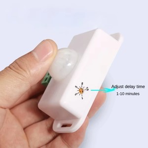 Interruptor de Sensor de movimiento PIR infrarrojo de cuerpo DC 12V-24V para tira de luz LED interruptor de temporizador de Sensor de movimiento PIR infrarrojo automático - Product Image 4